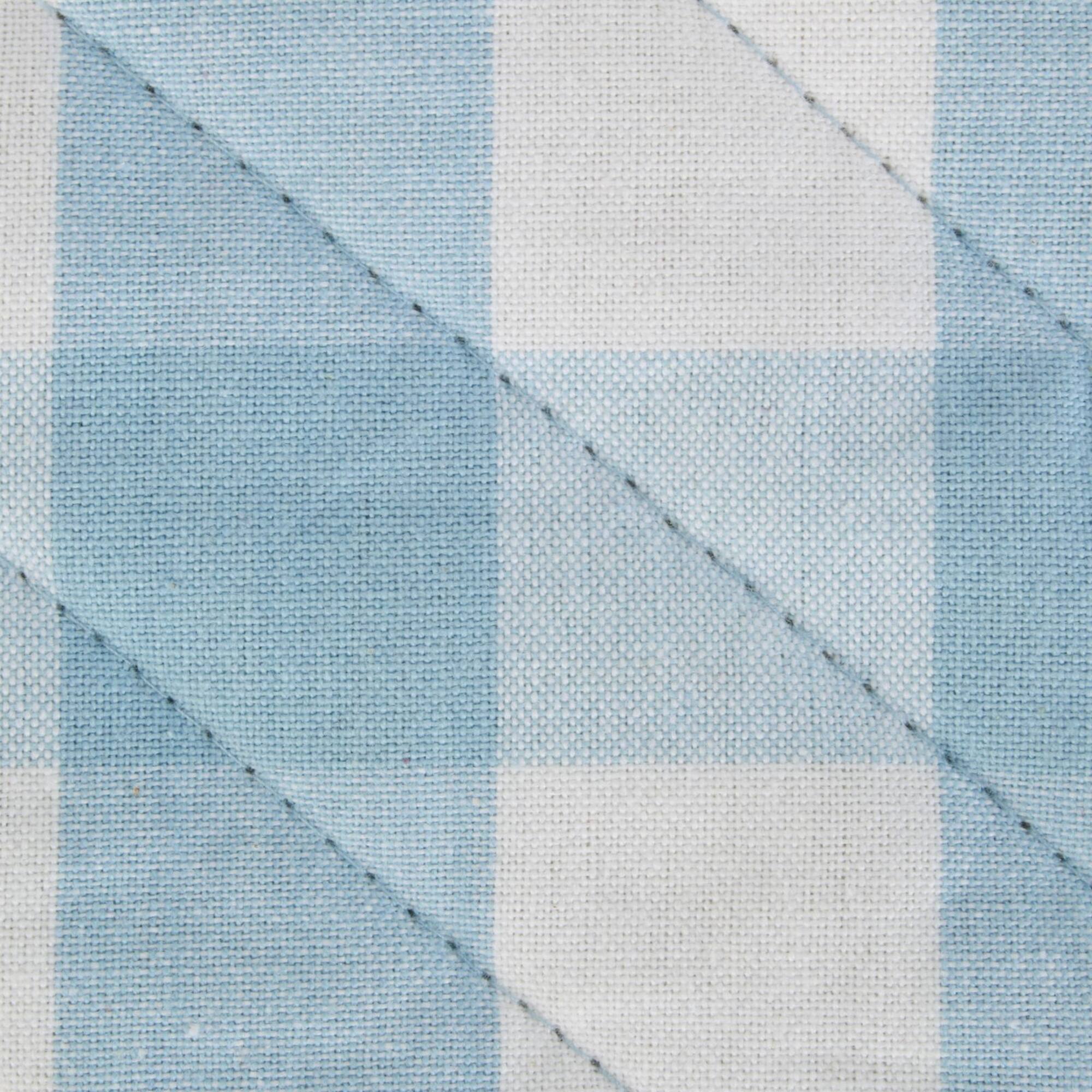 DII® White & Light Blue Buffalo Check Kitchen Textiles Oven Mitts, 2ct.